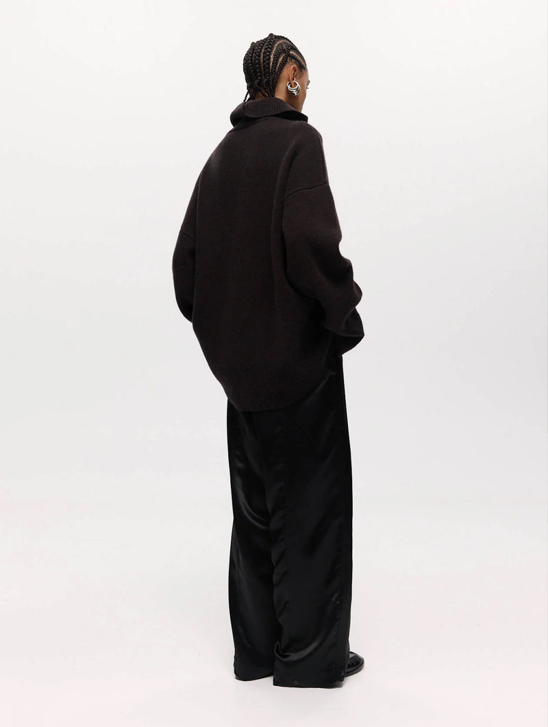 Theo Cashmere Jumper in Sable