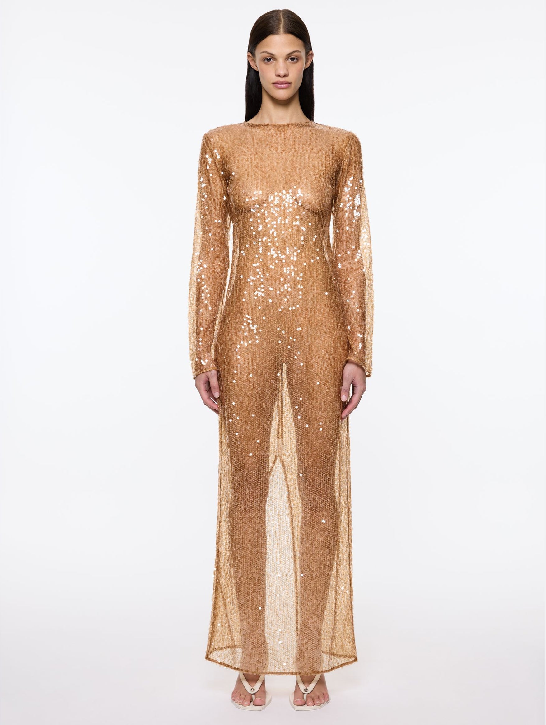Thom Dress in Caramel
