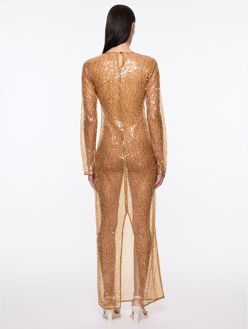 Thom Dress in Caramel