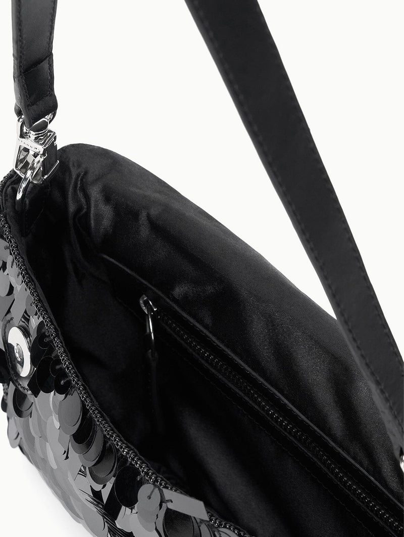Timmy Convertible Shoulder Bag in Black