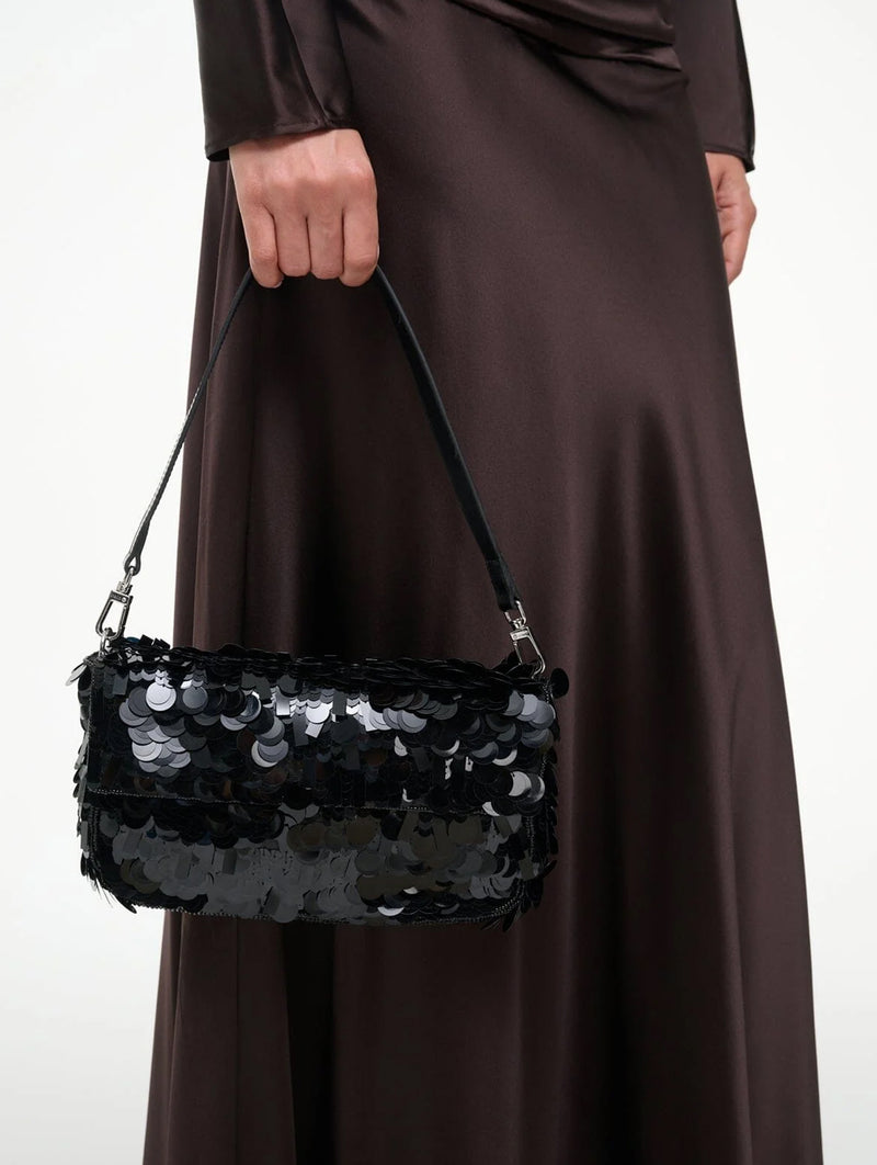 Timmy Convertible Shoulder Bag in Black