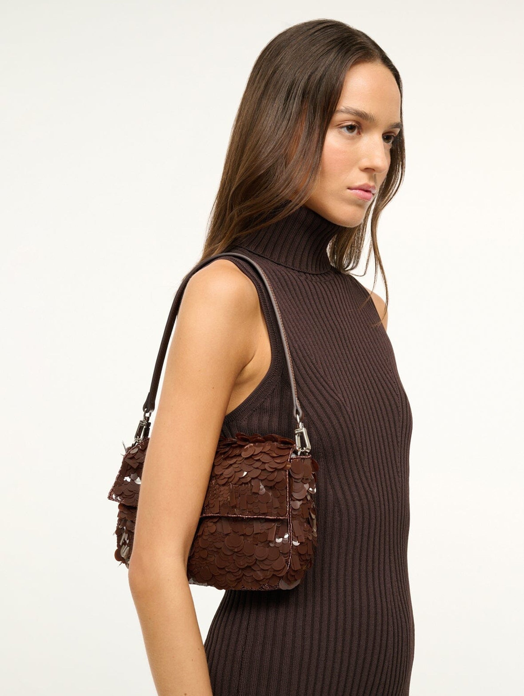 Timmy Convertible Shoulder Bag in Cacao