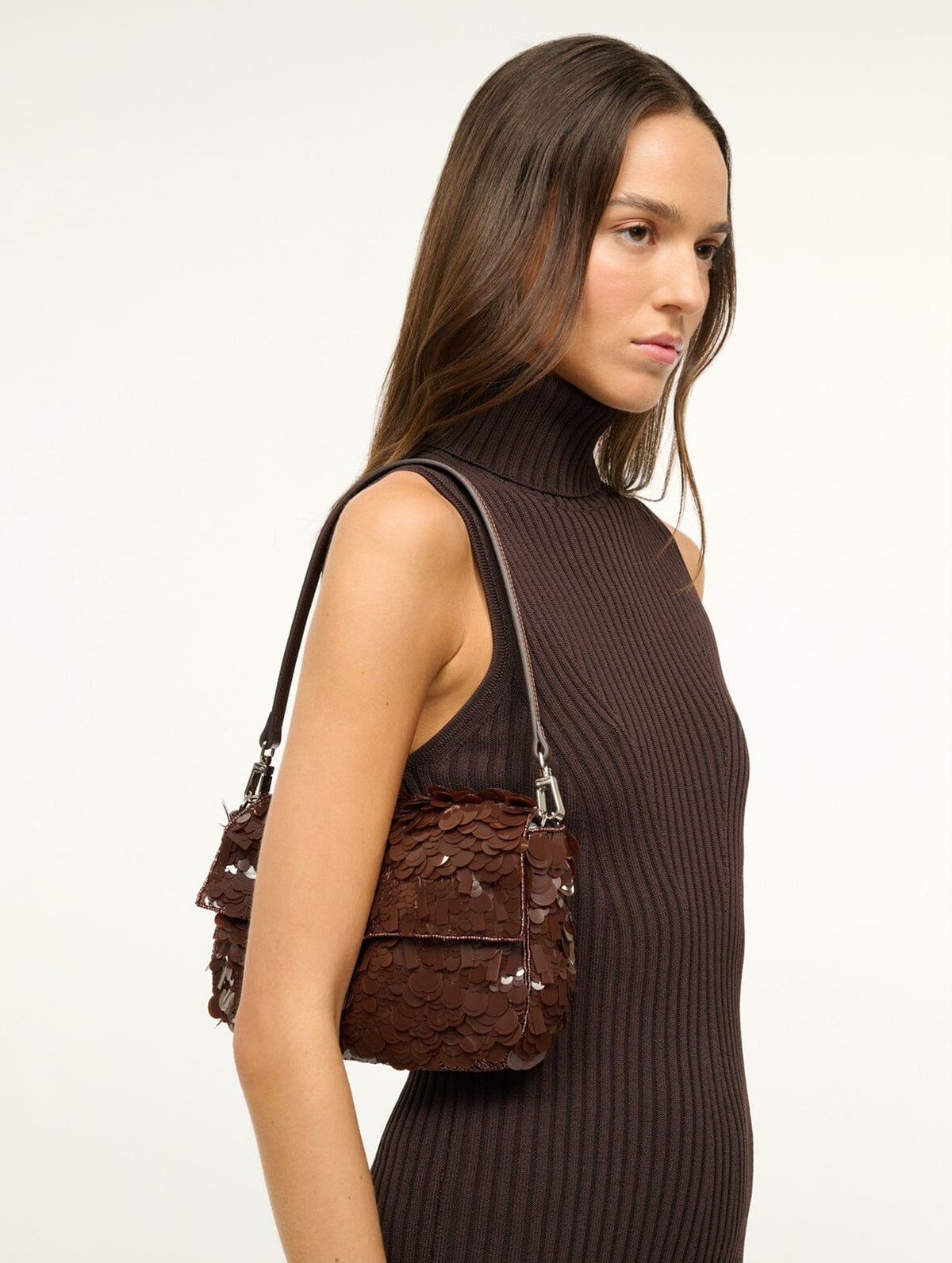 Timmy Convertible Shoulder Bag in Cacao