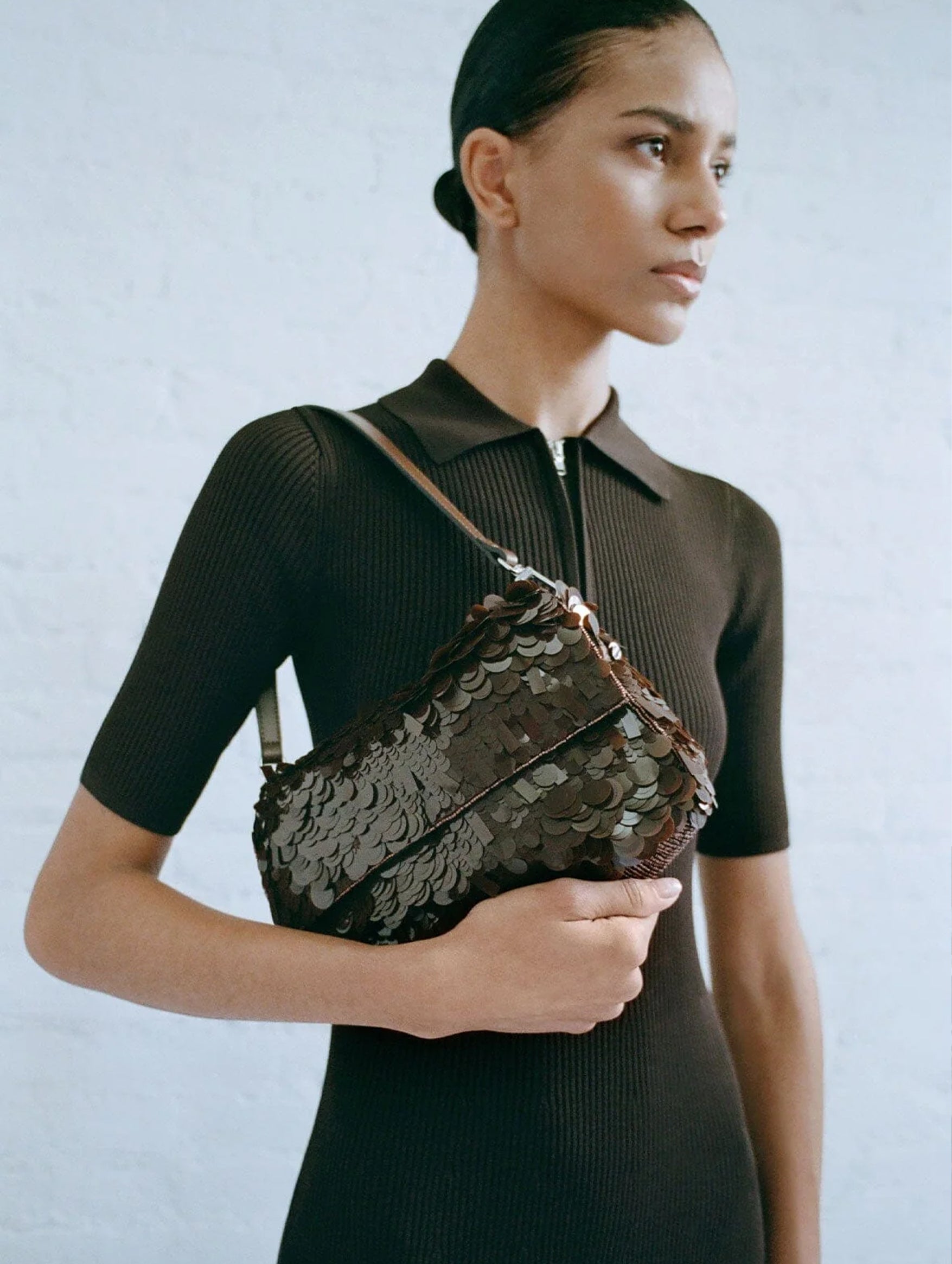 Timmy Convertible Shoulder Bag in Cacao
