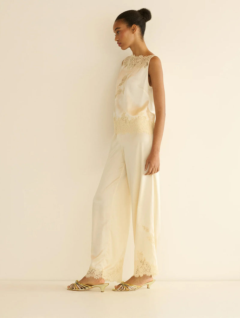 Viviane Top in Sea Salt