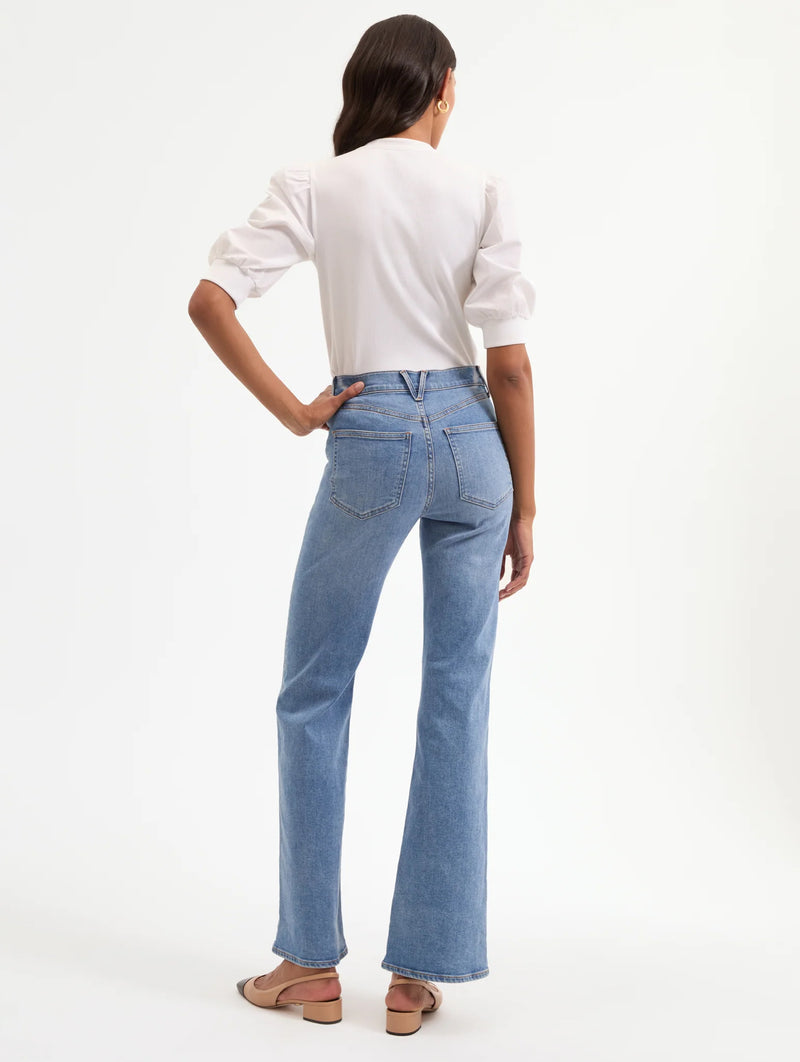 Coralee Puff Sleeve Tee in White