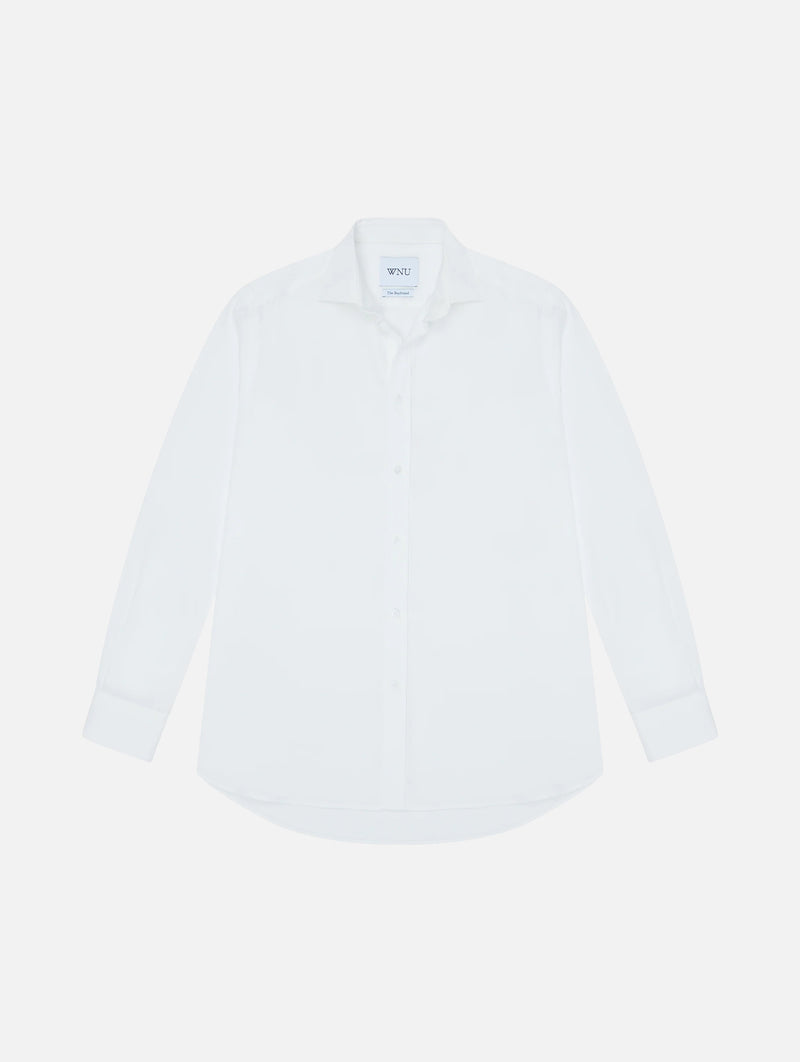 The Boyfriend Tencel Shirt in White