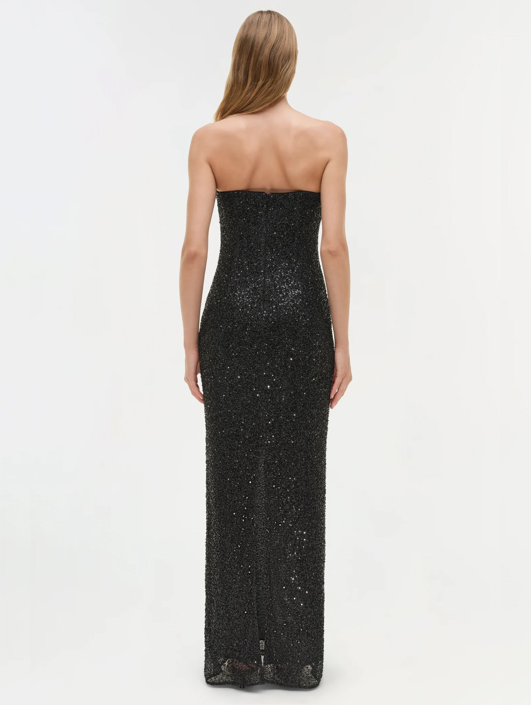 Xyla Sleeveless Midi Dress in Black